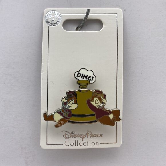 Disney Parks Pin Tower of Terror Chip 'n Dale Bellhops Bell Ding! Twilight Zone - Picture 1 of 5